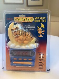 Rare Sunbeam 1993 Garfield Nightlight Alarm Clock (Model #887-103) (NIP)