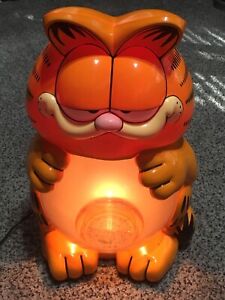 Vintage 1978 Garfield The Cat Fish In Belly Tested Working Fishbowl Fish Tank