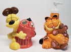 Garfield Soap Dispenser Odie Toothbrush Holder Bath Spencer Gifts ©PAWS W/BOX