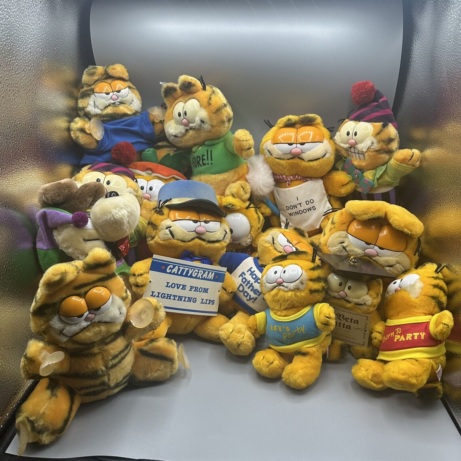 New ListingVintage Garfield Plushes Lot Collection RARE 1980s Odie United