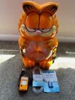 Vintage 1978 Garfield the Cat 18" Lighted 2 Gallon Fish Tank Aquarium with Pump