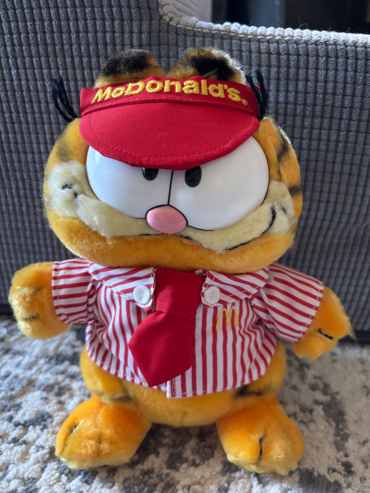 Rare Vintage 80s DAKIN Garfield McDonald's Plush with tag