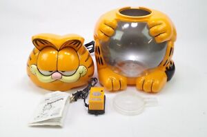 Vintage 1978 Garfield the Cat 18" Lighted 2 Gallon Fish Tank Aquarium With Pump