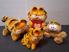 LOT 4-Vtg Garfield Dakin Plush  1978-1981 ?Frame~RARER SLIPPERS~Stuck On You!