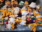 Lot Of 24 Garfield Plushies And 13 Garfield Collectibles
