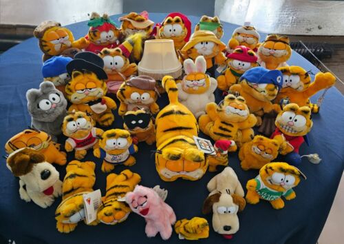 Vintage Garfield & Company Plush Lot Dakin 70s 80s Some W/ Tags