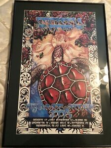 GRATEFUL DEAD SUMMER TOUR 1995 EVERETT CONCERT POSTER ORIGINAL #'d 4,112/4,500