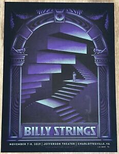 Billy Strings 2019 Charlottesville Poster /10 Glow in the Dark Jefferson Theater