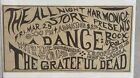 Grateful Dead 1966 Troupers Club L.A., All Night Harmonica Store 3/25 Concert Ad