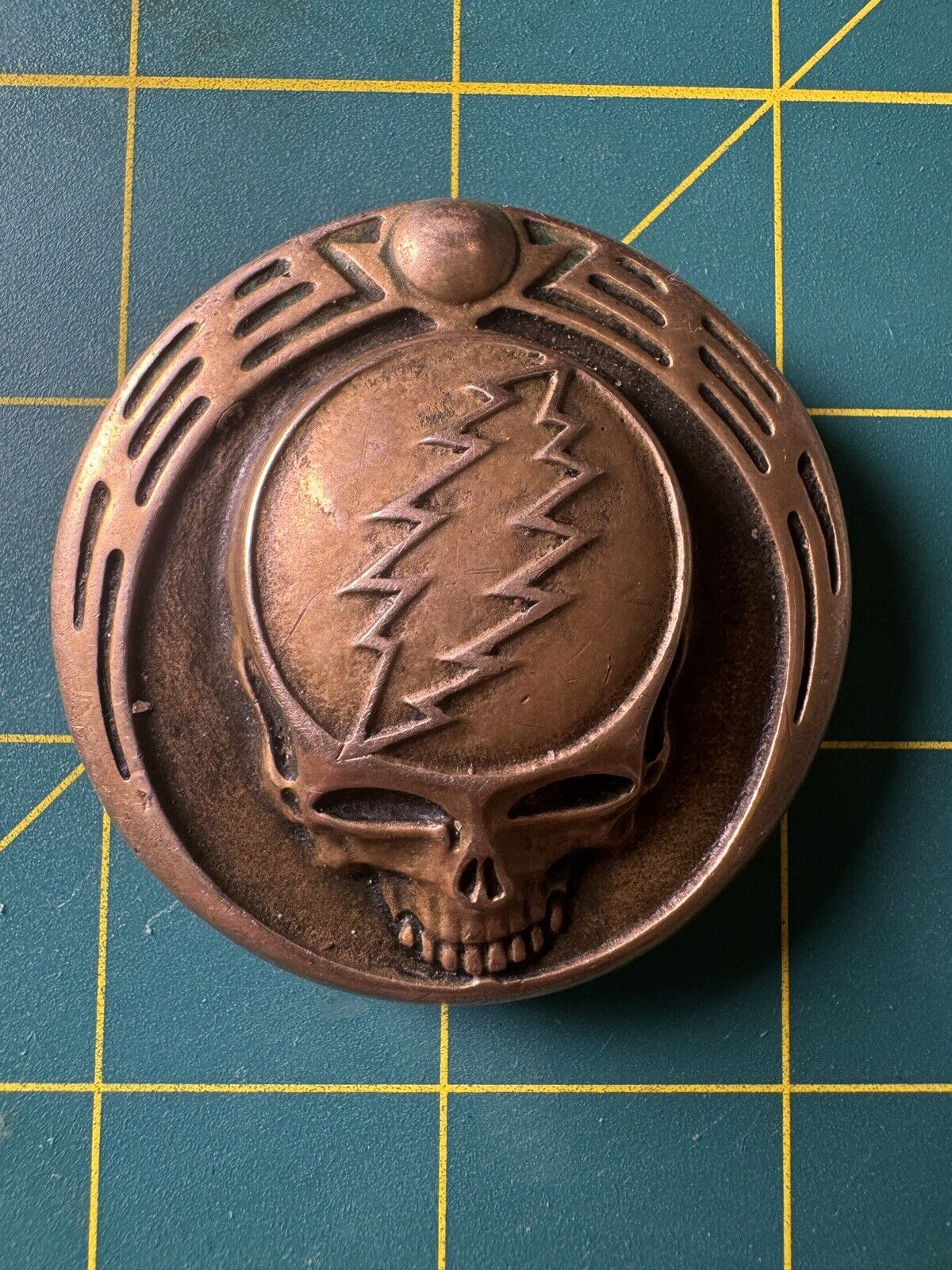 1983 Owsley Stanley Belt Buckle GDP Certified Stamped #3