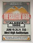 GRATEFUL DEAD Alaska 1980 ORIGINAL 1st Print POSTER Mounted AOR plate 4.140