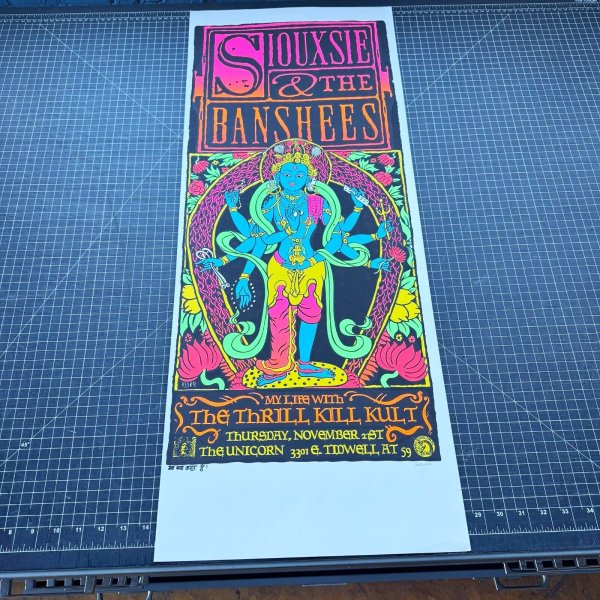 Siouxsie and the Banshees & My Life with the Thrill Kill Kult poster KOZIK 1991