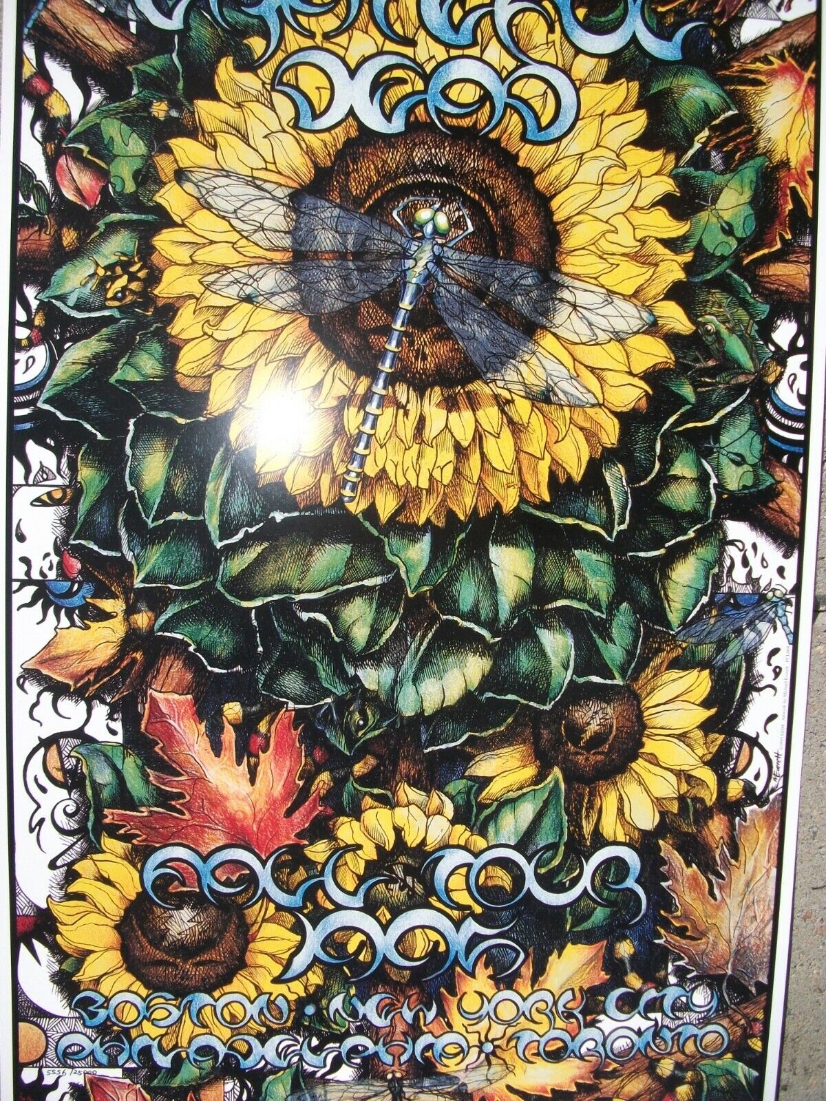 Grateful Dead Fall 1995 Tour Poster - PCL 068 - Mint Condition - Uncirculated!