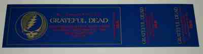 Grateful Dead Concert SF Civic Auditorium 12/31/83 Unused Unissued Ticket Mint
