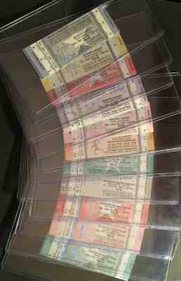 GRATEFUL DEAD TICKETS RARE COMPLETE COLLECTION CANCELLED FALL TOUR 1995