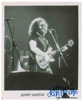 The Grateful Dead Jerry Garcia Signed Autographed 8x10 Photograph JSA 