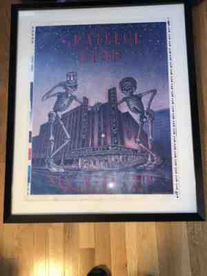 Grateful Dead Original Lithograph  from Bill Grahams office MINT Authenticated