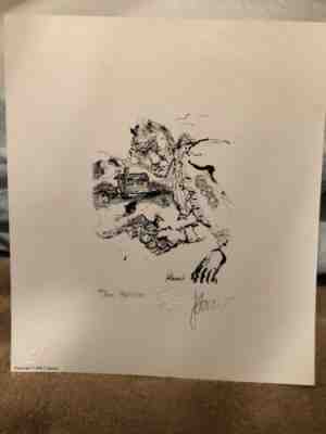 Jerry Garcia Art Print - “Bandito” - Signed W/ COA - #120/300 -unframed - Rare