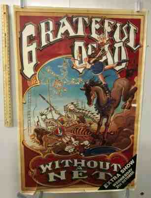 HUGE SUBWAY POSTER The Grateful Dead Without A Net Circus Image Hippie Garcia