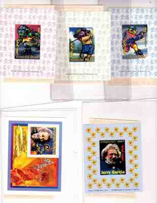 Large Collection 112 Stamps Jerry Garcia Grateful Dead with COA and Sleeves Lot2