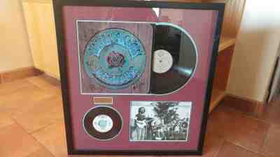 Grateful Dead American Beauty 1970 Album Hand Signed By Band Framed & PAAS COA