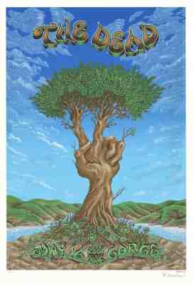 MINT & SIGNED The Dead 2009 EMEK Gorge Silkscreen Poster 28/395