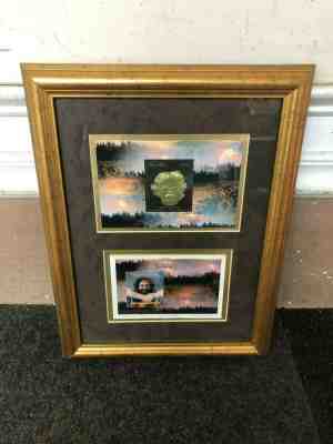 Jerry Garcia Tanzania Stamps - Limited Edition Framed 1996 Artwork Grateful Dead