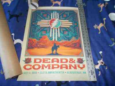 official LIMITED #D CONCERT POSTER Grateful Dead & Company NM #D 357/550 RARE
