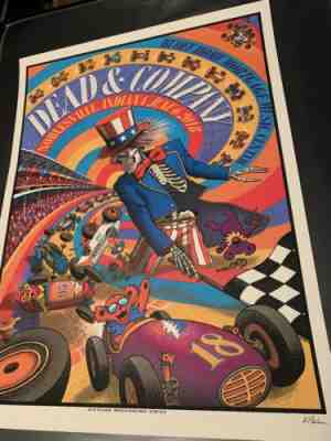 Dead and Company 6/6/2018 Deer Creek Noblesville Indiana Concert Poster