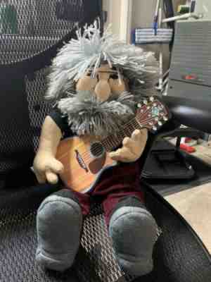 JERRY GARCIA Plush Doll By GUND for Liquid Blue 18” OG Issue Jerry Stamps Includ
