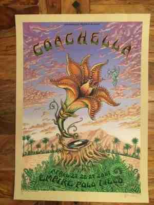 2007 EMEK COACHELLA KRAFT RHCP RATM POSTER 67/100