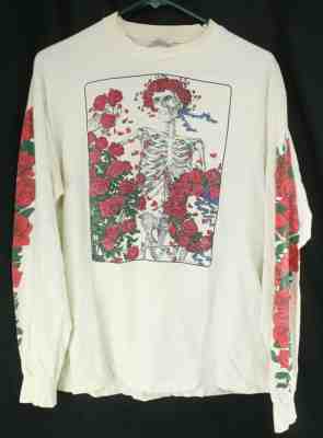 Super Rare Vintage Grateful Dead Long Sleeve T-Shirt Size Large Circa 1986
