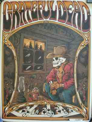 Grateful Dead Poster Workingman's Dead 1970 Dire Wolf Kennedy Martin 2020 #50 AP