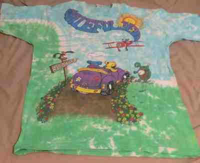 Grateful Dead Shirt T Shirt Vintage 1992 Spring Tour Dancing Bears Tie Dye-XL-