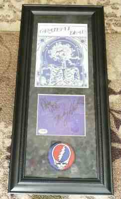 Grateful Dead Signed Autographed Framed Display PSA Certified Weir Hart & Lesh