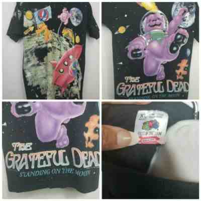 Vintage Grateful Dead 'Standing on The Moon' GDM 1995 Tshirt sz XL 