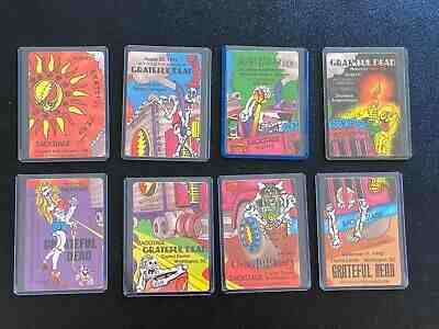 Grateful Dead Rare PUZZLE Backstage Pass SET 8 Passes Semi Truck