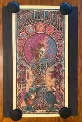 Luke Martin (Suburban Avenger) Grateful Dead Purple Variant Poster