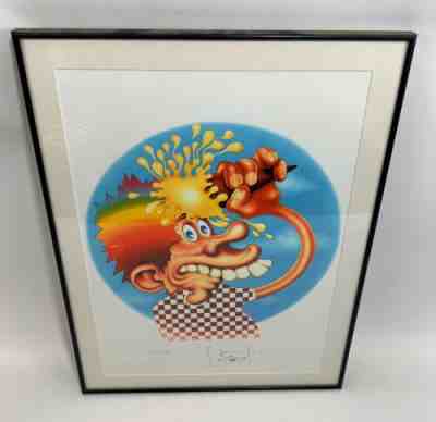 Europe ‘72 Grateful Dead Icecream Kid Very Rare Signed Stanley Mouse 16/100