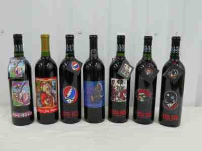 7 Bottle Lot Grateful Dead Unwine 