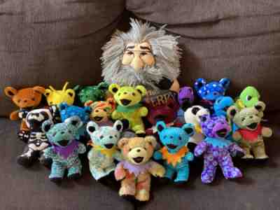 Grateful Dead Dancing Bean, Beanie, Teddy Bear, Jerry Garcia Lot