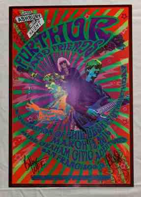 VERY RARE Signed by Phil Lesh & Bob Weir Phil's 70th Birthday Poster  