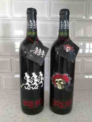 1996 1st Edition Grateful Dead Red Wine 2 750ml Bottles