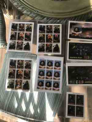 Lot of International Collectors Society Jerry Garcia Grateful Dead Stamps
