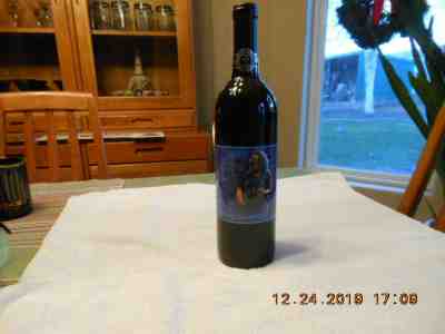 UNOPENED BOTTLE OF GRATEFUL DEAD UNwine – “JERRY GARCIA” BOTTLE