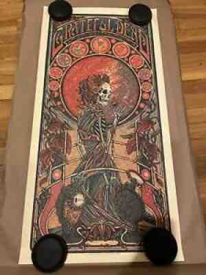 Grateful Dead Luke Martin S/N #/1450 Art Print + Mini Print Stealie Dancing Bear