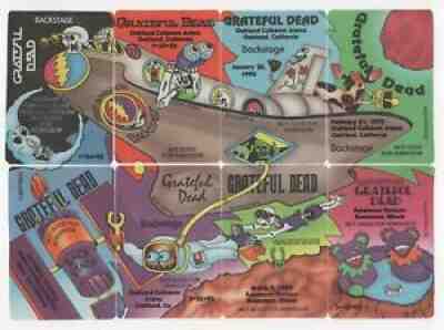 Grateful Dead Backstage Pass Puzzle Space Shuttle 1993