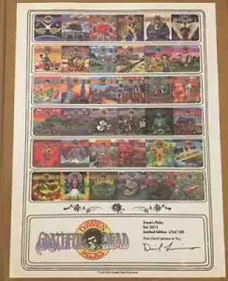 Grateful Dead Poster Dave's Picks Vol. 1-36 Limited Edition Print S/N 069/100