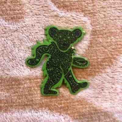 Danny Steinman Grateful Dead Dancing Bear Green Monster Variant Pin Daddy X/100