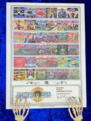 Grateful Dead Dave's Picks Vol.1-36 Signed Poster by David Lemieux